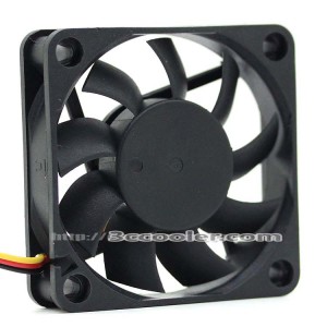 Y.S.TECH 6015 6CM FD126015MB 12V 0.14A 3 Wires 3 Pins Case Fan