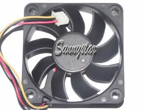 Y.S.TECH 6015 6CM FD126015LB 12V 0.14A  3 Wires 3 Pins Case Fan