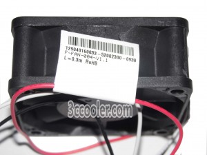 Y.S.TECH 6025 60*25mm FD126025EB 12V 0.42A 3 Wires 3 Pins Case fan 6CM CPU cooler