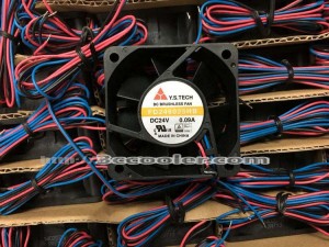 Y.S.TECH 6CM 6025 FD246025HB 24V 0.09A 25.4CFM 3 Wires Case Fan For inverter