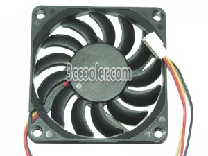 70MM 7010 FD127010HB 12V 0.23A 3 Wires 3 Pins 7CM CPU Cooling