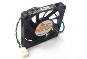 Y.S.TECH 7CM 7010 FD127010HB-H 12V 0.30A PWM 4 Wires 4 Pins case Fan