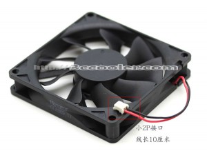 Y.S.TECH 8015 8CM YW08015012LL 12V 0.14A 2 Wires 2 Pins Case Fan