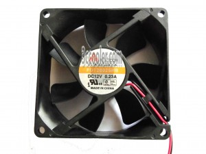 Y.S.TECH 8025 8CM FD128025HB 12V 0.23A 2 Wires 2 Pins Case Fan