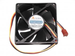 Y.S.TECH 8025 8CM NFD4881255B-2F 48V 2.88W 3 Wires Cooling fan