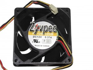 Y.S.TECH 80*32mm FD128032HB 12V 0.37A 3 Wires 3 Pins 8cm case fan,server fan, power cooler