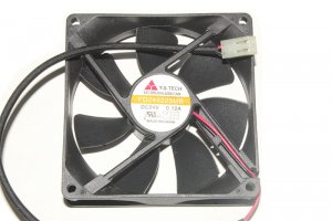 Y.S.TECH 92mm FD249225MB 24V 0.12A 2 Wires 2 Pins Cooling Fan 92x92x25mm