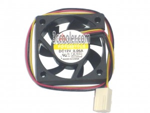 Y.S.Tech 4010 4CM FD124010LS 12V 0.06A 3 Wires 3 Pins Case Fan