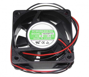 YM 60*25mm YM2406PTS1 24V 0.18A 2 wires Case fan 6cm axial inverter cooler