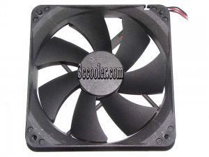 120mm 12025 D12BH-12 (M-GP1) DC12V 0.3A 2 Wires 12CM Cooling Fan