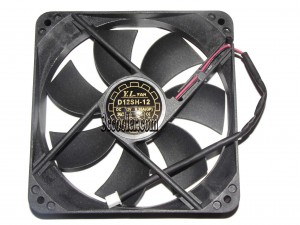 YateLoon D12SH-12 120*25mm 12CM 12V 0.3A 2 Wires 2 pins sleeve bearing Case fan For Case Power