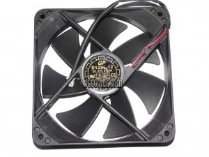 YateLoon 120*25mm 12CM D12SL-12 12V 0.3A 2 wires 2 pins Case fan power cooler