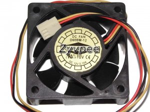 YateLoon 60*25MM D60BM-12 12V 0.14A 3Wire 3Pins 6cm case fan cpu fan