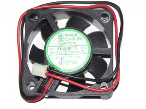 Young Lin 40*10mm 4CM DFB401012L 12V 0.6W 2 wires 2 pins Micro Case Fan switch / Hard disk cooler