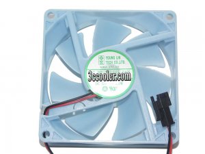 80mm Case Fan DFS802512L 12V 1.1W 2 Wires 2 Pins 8Cm Inverter Cooling