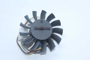 VGA Cooling DFB500912M 12V 1.6W 3 Wires 3 Pins  Video Fan