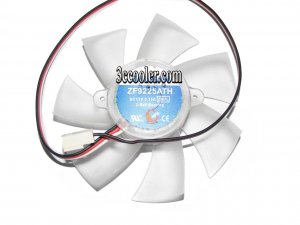 Zyvpee ZF9225ATH 12V 0.35A 3 wires 3 pins LED Cooling Fan