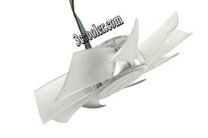 ZE1225BSM Z9XL-PWM 12V 0.4A 4 Wiers 4 Pins Transparent Frameless Cooling Fan