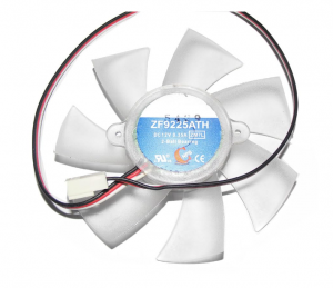 Zyvpee ZF9225ATH 12V 0.35A 3 wires 3 pins LED Cooling Fan