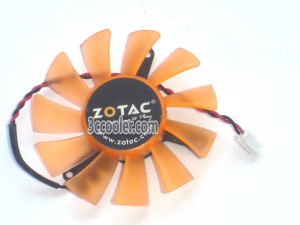 ZUNSHAN 6CM DF0601012SEG2C 01 12V 0.24A 2 Wires Frameless VGA Cooling Fan