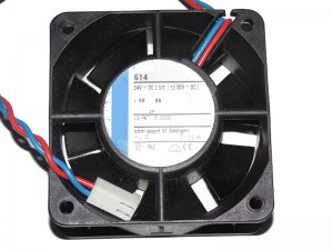 ebmPAPST 6CM 6025 614 24V 2.5W 2 Wires 2 Pins Case Fan