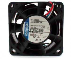 Zyvpee ebmPAPST 6032 614J/2HHPR 24V 0.62A 15W 4 wires 6cm case fan for inverter converter