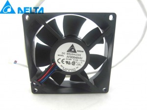 Delta 80x25mm AFB0848HH 48V 0.12A 3 Wires 3 Pins Axial Fan