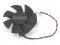 125010-SL1 ZP 12V 0.08A 2 Wires 2 Pins Connector Frameless DC Cooling fan