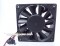 Delta 12CM 12038 PFC1212DE 12V 4.8A Violent Axial Flow Cooler Fan