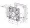 ebmPapst 514F 24V 0.9W 2 Wires 50MM Cooling Fan