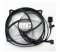 9025 FA09025H12LPB 12V 0.36A Transparent Blades RGB 4 Wires PWM CPU Cooling Fan