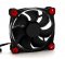 TT-1225 A1225L12S 12V 0.3A 3 Wires 3 Pins Red Led 12CM Silent Cooling Fan 120x25mm