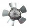 ebmPAPST A2D210-AA02-11 400V 0.14A 80W 3 Wires All-Metal Axial Cooling Fan 210x72mm