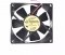 ADDA 8025 8CM AD0824HS-A70GL 24V 0.16A 2 Wires Cooler Fan