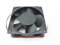 ADDA 120x38mm AD1224HX-F51 DC24V 0.32A AL Frame 2 Wires DC Axial Fan