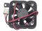 ADDA 4010 AD0424MS-G70 24V 0.08A 2 wires 2 pins cpu fan for Printer 2335DN KW433 SMPS Power Supply