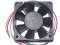ADDA 60x25mm AD0612HB-A70GL 12V 0.23A 2 Wires 2 Pins Case Fan 6CM CPu Cooler