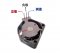 AG02005DX107301 5V 0.08A Welded 2CM Mini 2010 Car Lamp Cooling Fan