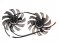 A Pair of ARX FS1280-S2153A 12V 0.16A 3 Wires a Pair Cooler VGA Fan