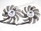 A Pair of ARX FS1280-S2153A 12V 0.16A 3 Wires a Pair Cooler VGA Fan