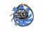 AX T124010DL 12V 0.1A 2 wires 2 pins framelesss vga blue fan graphics card cooler