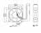 Adda 6020 AD0612HB-C70GL 12V 0.16A 2 Wires 6CM Cooling Fan 60x20mm