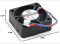 Power Logic 2.5cm 25*10mm PLA02510S05L 5V 2 wires 2 pins micro fan notebook router cooler