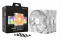Be Quiet Light Wings LX 140mm PWM PC White Case Fan 140x25mm (3-Pack)