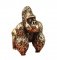 Brass solid gorilla retro Chinese style ornaments bronze diamond tea pet jewelry craft gifts