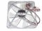 140MM 14025 A14025-10CB-3BN-F1 DF1402512SEDN 12V 0.14A 3 Wires 14CM Case Fan with Led