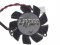 Cooler Master FY04010M12LNB 12V 0.2A 2 wires 2 pins vga fan video card cooler