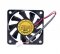 60MM D60BH-12B 12V 0.40A 2 Wires Power Cooling Fan 60x15mm