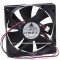 Delta 12CM 12025 AFB1212VH 12V 0.60A 3100RPM 103.75CFM 3 Wires Case Fan