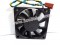 Delta 6015 6CM AUB0612HHB-A 12V 0.2A 4 Wires Cooler Fan